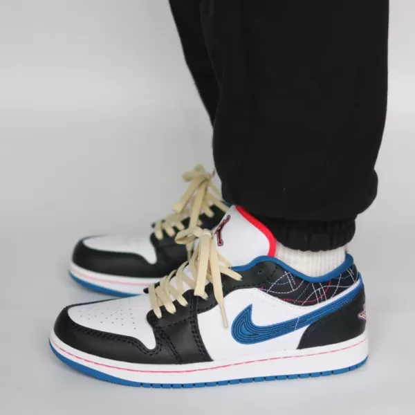 Giày Nike Air Jordan 1 Low ‘Blue Sashiko’